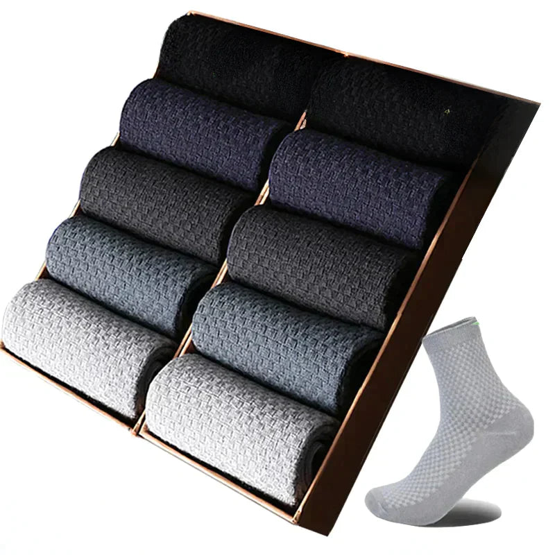 5 Pairs Premium Bamboo Fibre Socks