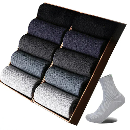 5 Pairs Premium Bamboo Fibre Socks