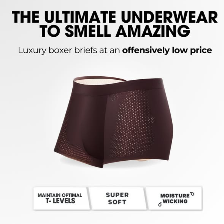 BAMBOOWEAR™ FIBRE BOXER BRIEFS - ULTIMATE ALL-DAY COMFORT