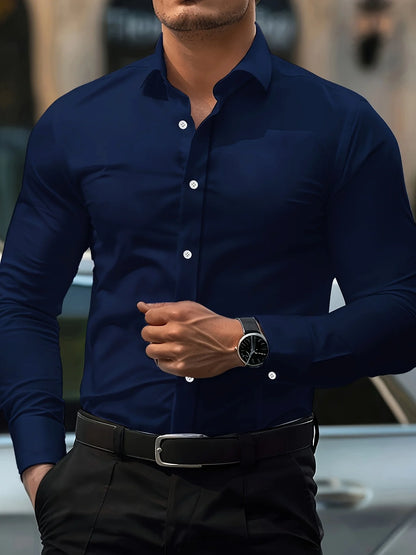 Wrinkle‑Free Slim Fit Shirt - BambooWR